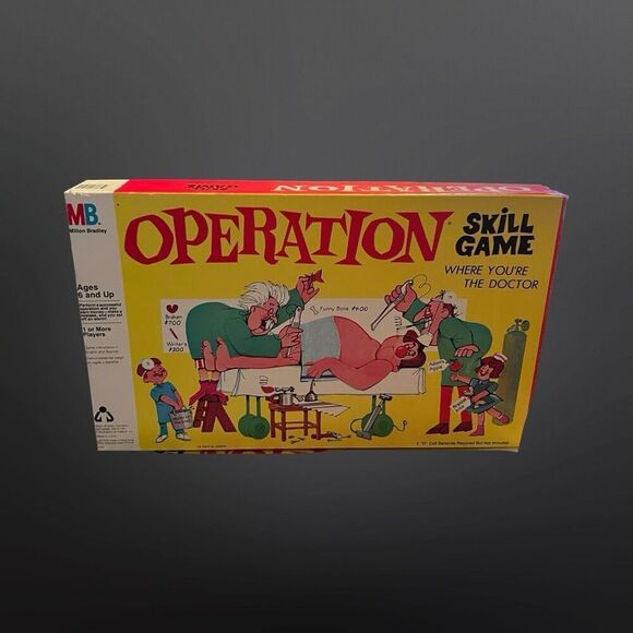 Vintage 1965 Milton Bradley #4545 Operation Game - Picture 1 of 13